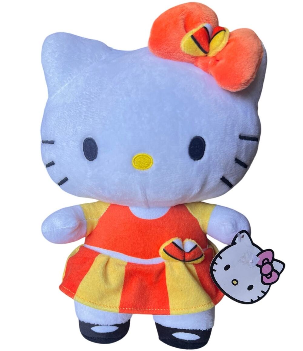 Hello Kitty Sanrio Halloween 2023 Candy Corn Dress 10in Plush
